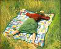 Painting: Susan Sleeping