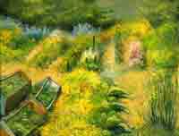 Painting: Vincent visits Comptche